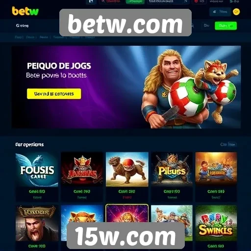Novas funcionalidades do site de jogos betw.com
